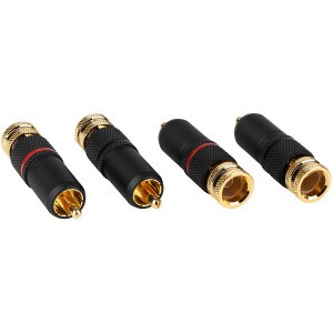 Main product image for Locking RCA Plug Solder Type 2 Pair 091-1270